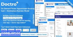 Doctro v8.1.0 - On-Demand Doctor Appointment Booking SaaS Marketplace Business Model
