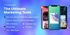 66biolinks v48.1.0 – Bio Links, URL Shortener, QR Codes & Web Tools (SAAS)