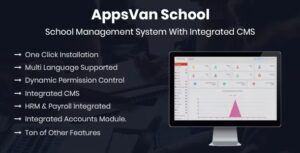 AppsVan School – School Management System With Integrated CMS (20 September 2019)