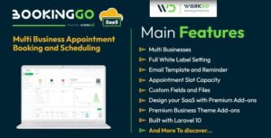 BookingGo SaaS v2.4 – Multi Business Appointment Booking and Scheduling