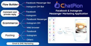 eCommerce : ChatPion v8.5.4 – Facebook Chatbot, eCommerce & Social Media Management Tool (SaaS)