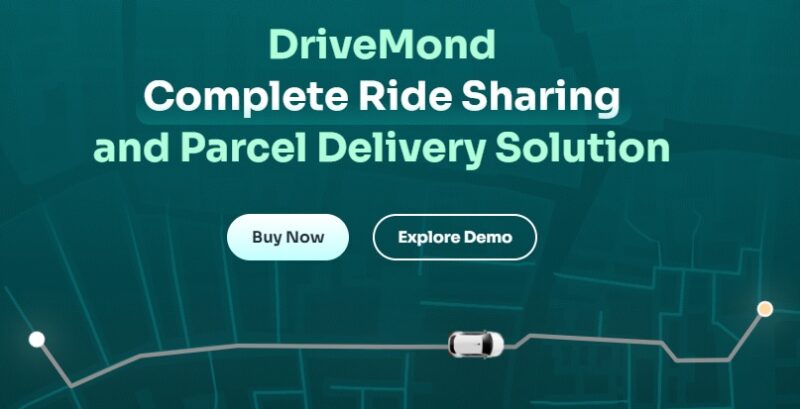 DriveMond v1.7 – Ride Sharing & Parcel Delivery Solution Scripts