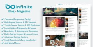 Infinite v4.4 – Blog & Magazine Script