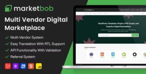Marketbob v2.0 – Multi-Vendor Digital Marketplace