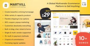Martvill v2.2.0 – A Global Multivendor Ecommerce Platform to Sell Anything
