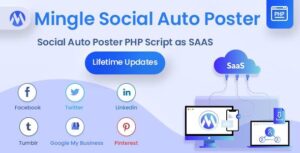 Mingle SAAS v5.4.5 – Social Auto Poster & Scheduler PHP Script
