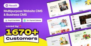 Nexelit v3.7.0 – Multipurpose Website CMS & Business CMS
