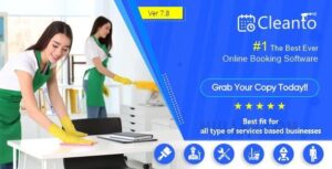 Cleanto v8.2 – Online bookings management system for maid services and cleaning companies