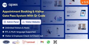 QuickPass v5.5 – Appointment Booking & Visitor Gate Pass System With Qr Code