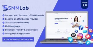 SMMLab v2.3 – Social Media Marketing SMM Platform