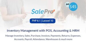 SalePro POS, Inventory Management System, HRM & Accounting v4.2.0