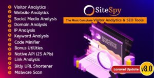 SiteSpy v8.4 – The Most Complete Visitor Analytics & SEO Tools (SaaS)