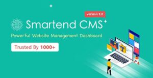SmartEnd CMS v10.0.4 – Laravel Admin Dashboard with Frontend and Restful API