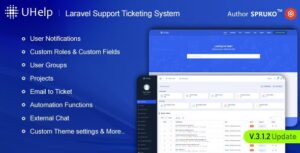 Uhelp v3.1.2 – Helpdesk Support Ticketing System
