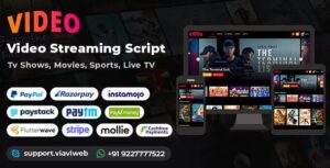 Video Streaming Portal v2.3 (TV Shows, Movies, Sports, Videos Streaming, Live TV)