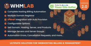 WHMLab v2.0 – Ultimate Solution For WebHosting Billing And Management