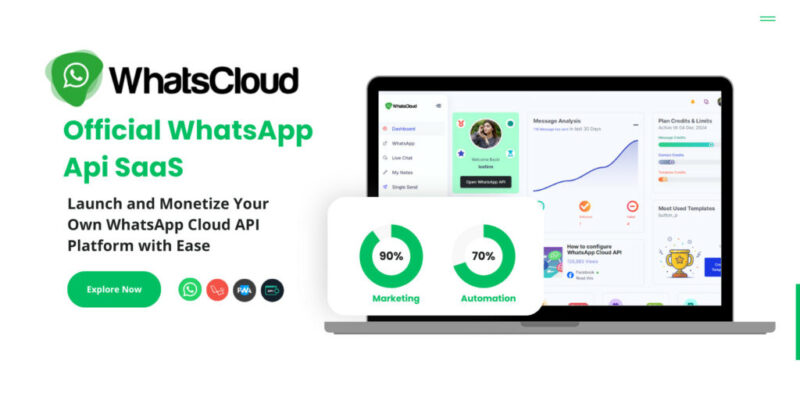 WhatsCloud v7.0 – Seamless Cloud API Integration SAAS