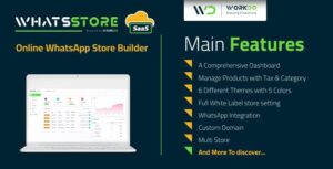 WhatsStore SaaS v7.5 – Online WhatsApp Store Builder