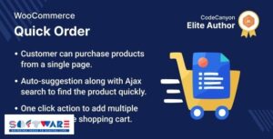 Quick Order Plugin for WooCommerce