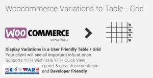 Woocommerce Variations to Table ? Grid 1.5.1