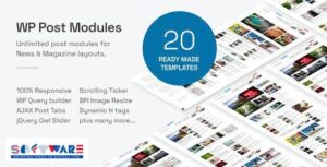 WP Post Modules for NewsPaper and Magazine Layouts 3.1.0