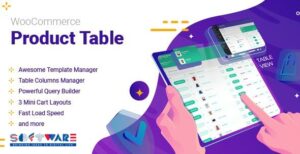 WooCommerce Product Table