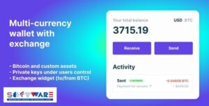 Bitcoin, Ethereum, ERC20 crypto wallets with exchange 1.1.1532