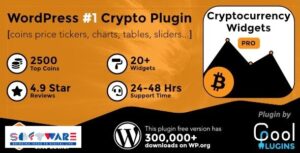 Cryptocurrency Widgets Pro 3.9.1 ? WordPress Crypto Plugin
