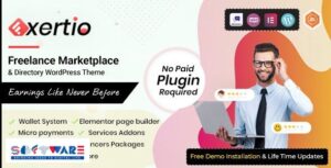 Exertio 1.2.7 ? Freelance Marketplace WordPress Theme