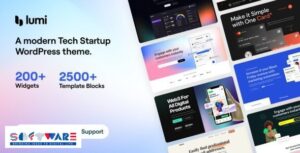 Lumi 2.0.10 ? Tech Startup WordPress Theme