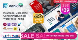 Vankine 1.2.6 ? Insurance & Consulting Business WordPress Theme