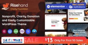 RiseHand 1.1.0 ? Charity & Donation WordPress Theme