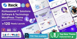 Iteck 1.1.3 ? Software & Technology Elementor WordPress Theme
