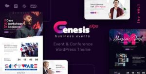 GenesisExpo 1.4.10 ? Business Events & Conference WordPress Theme